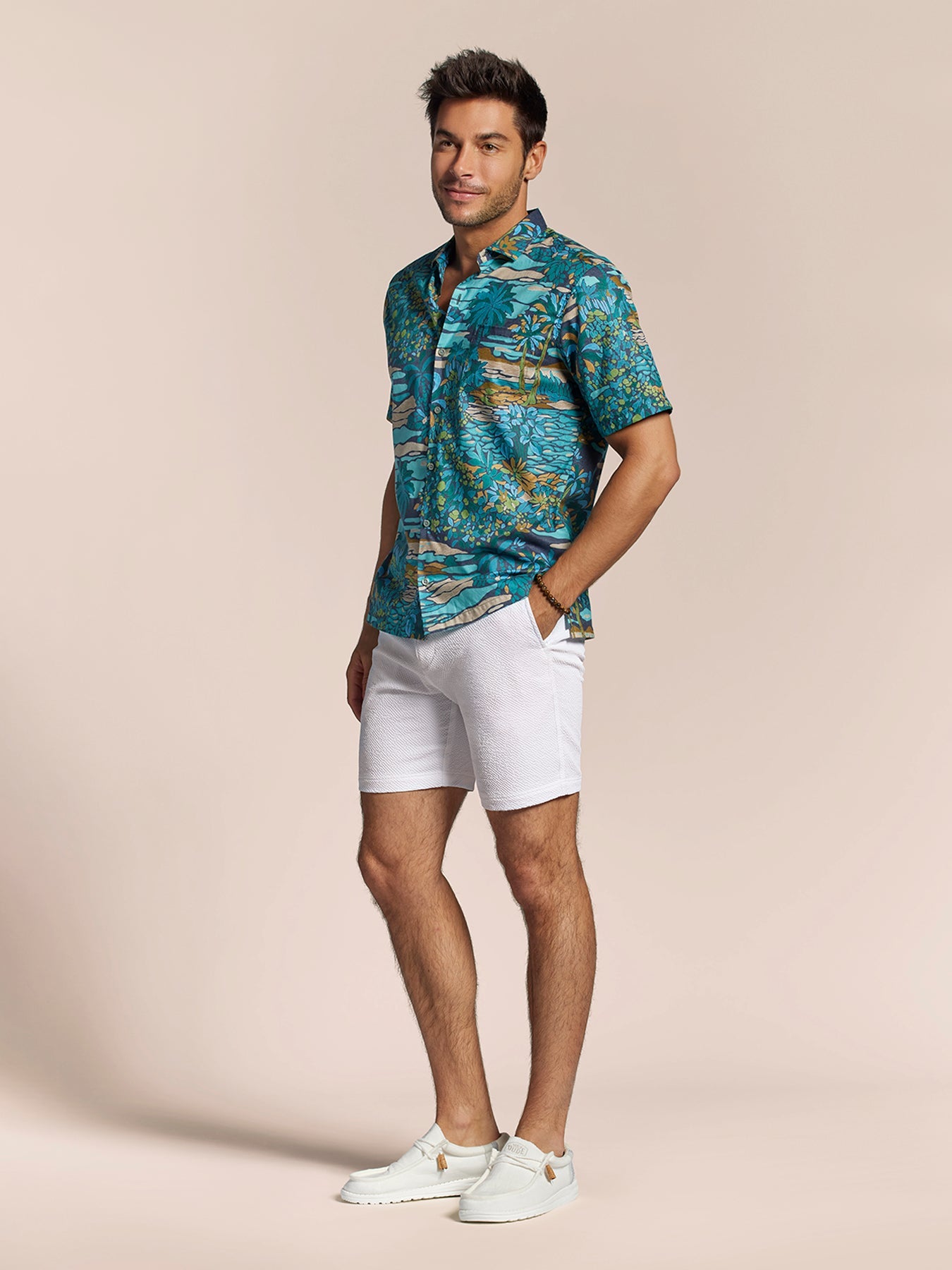Opalescent Cotton Lawn Shirt by Tori Richard