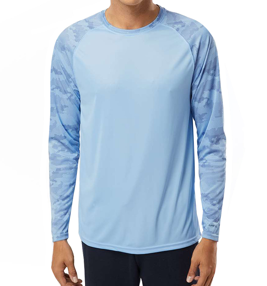 Cayman Camo Color Block Long Sleeve Performance Shirt by Paragon