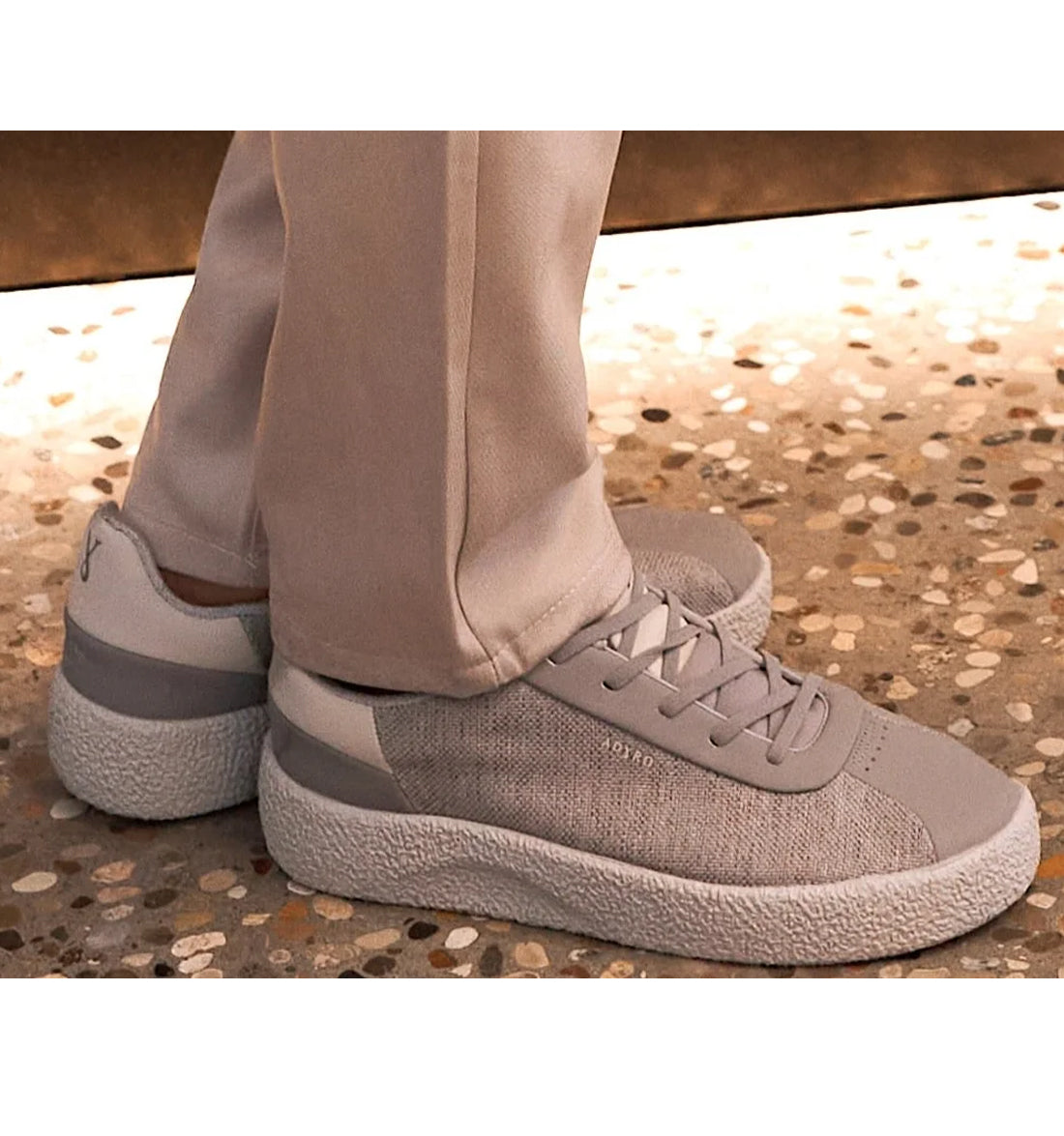 Primo Casual Performance Sneaker by Adyro - Carbon Grey
