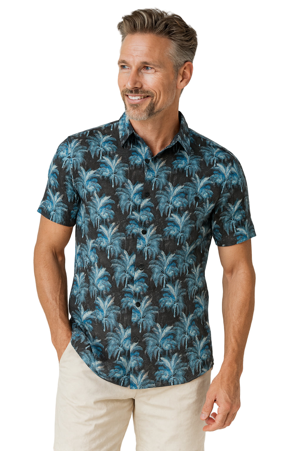 Windy Palms Print Shirt by Weekender