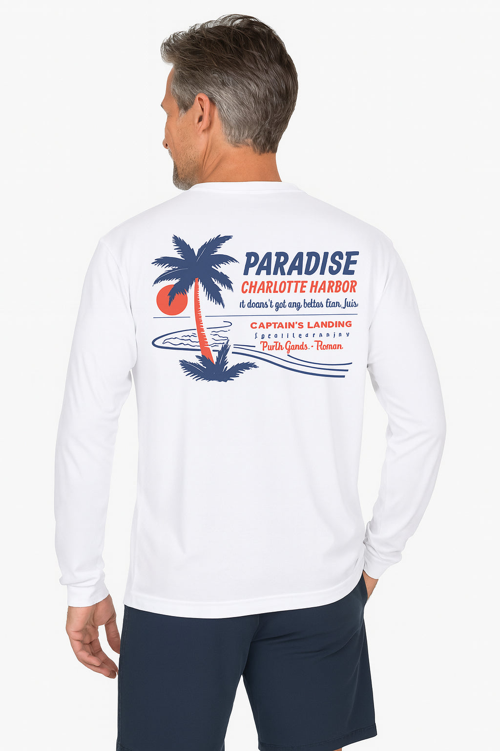 Punta Gorda Paradise Long Sleeve Sun Protection Shirt