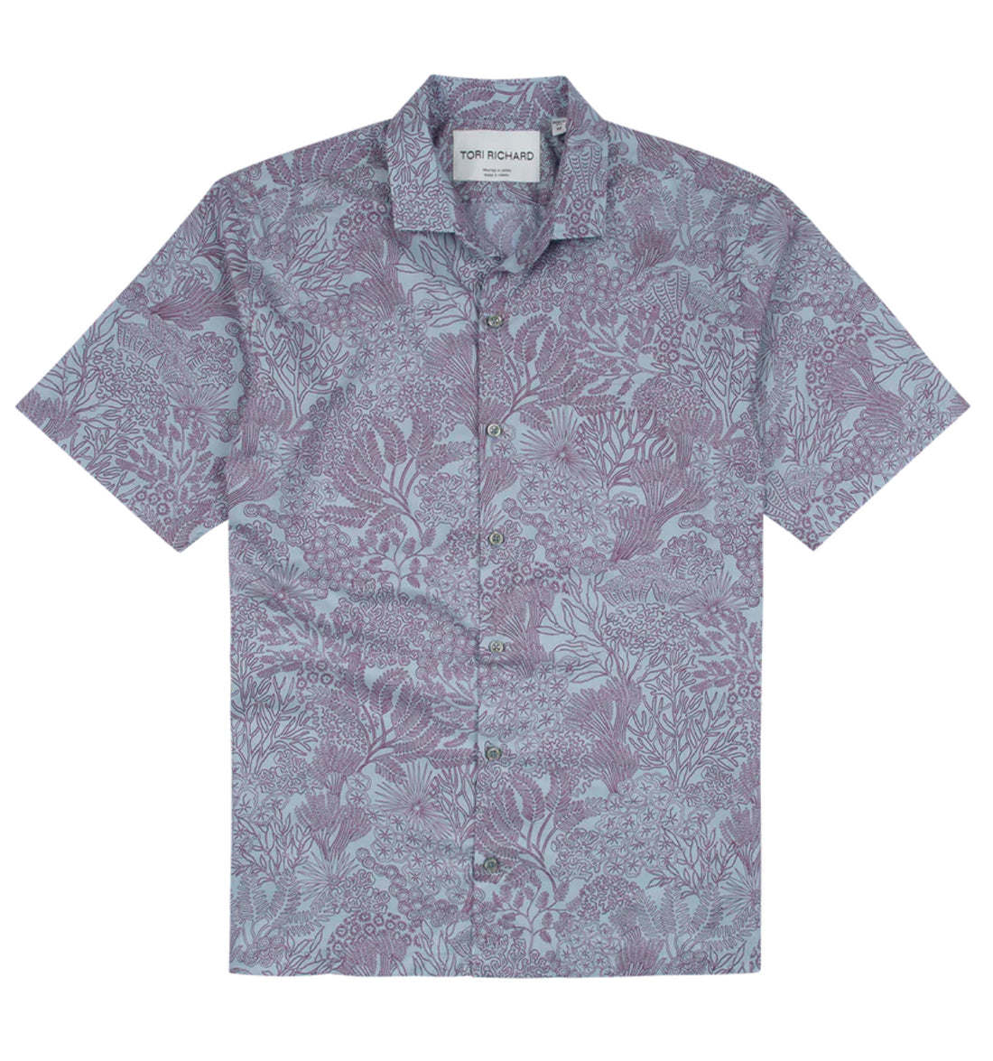 Coralcopia Cotton Lawn Shirt by Tori Richard