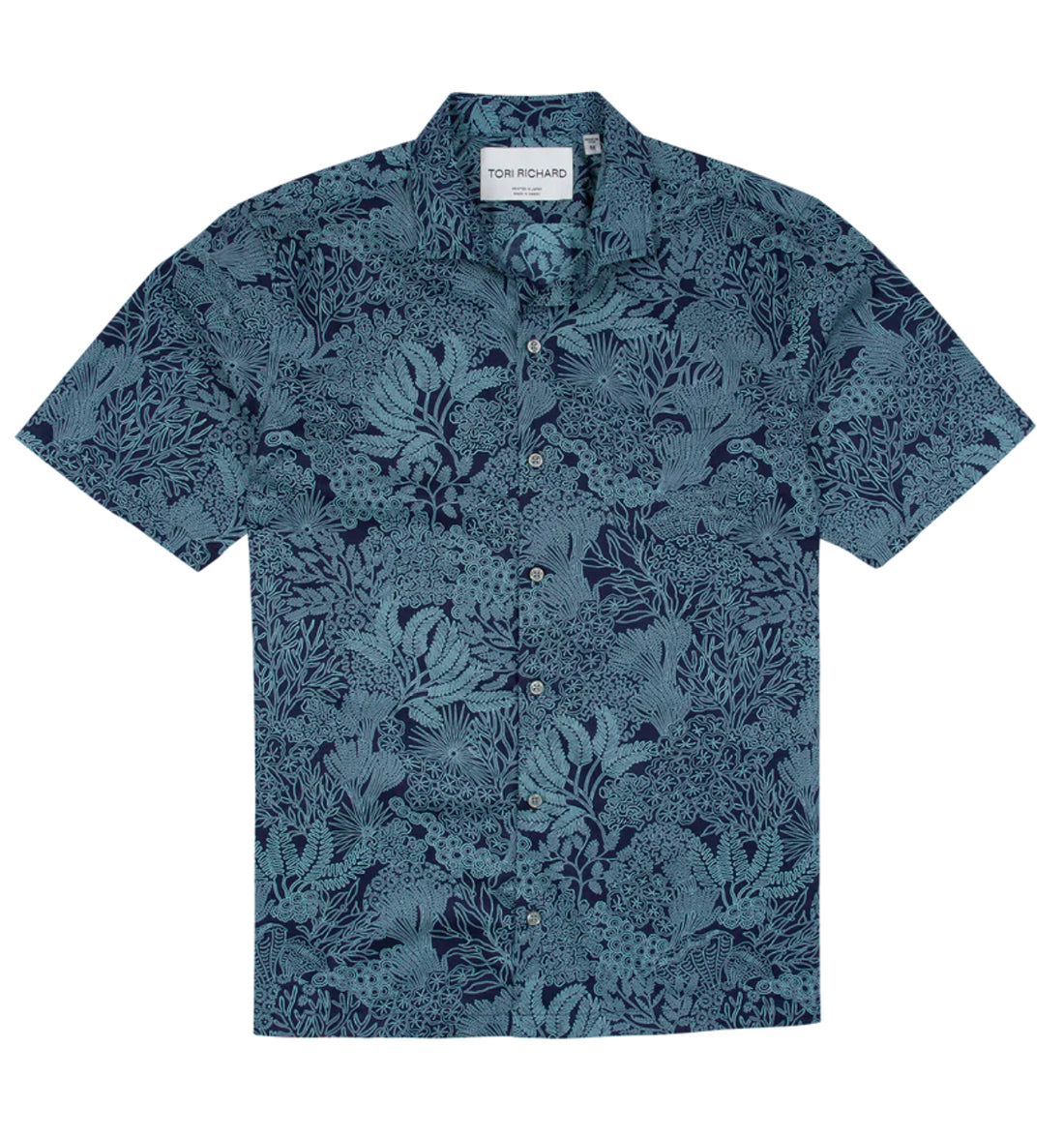 Coralcopia Cotton Lawn Shirt by Tori Richard
