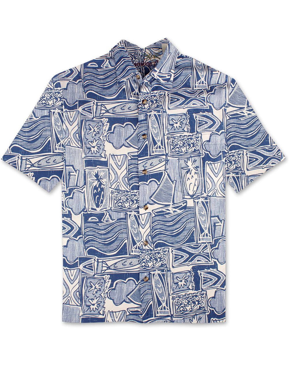 Grapemist Cotton Sateen Shirt by Bamboo Cay