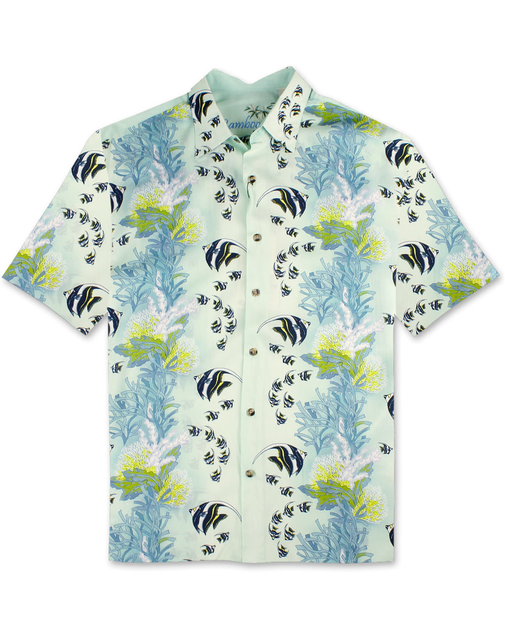 Coral Cotton Sateen Shirt by Bamboo Cay
