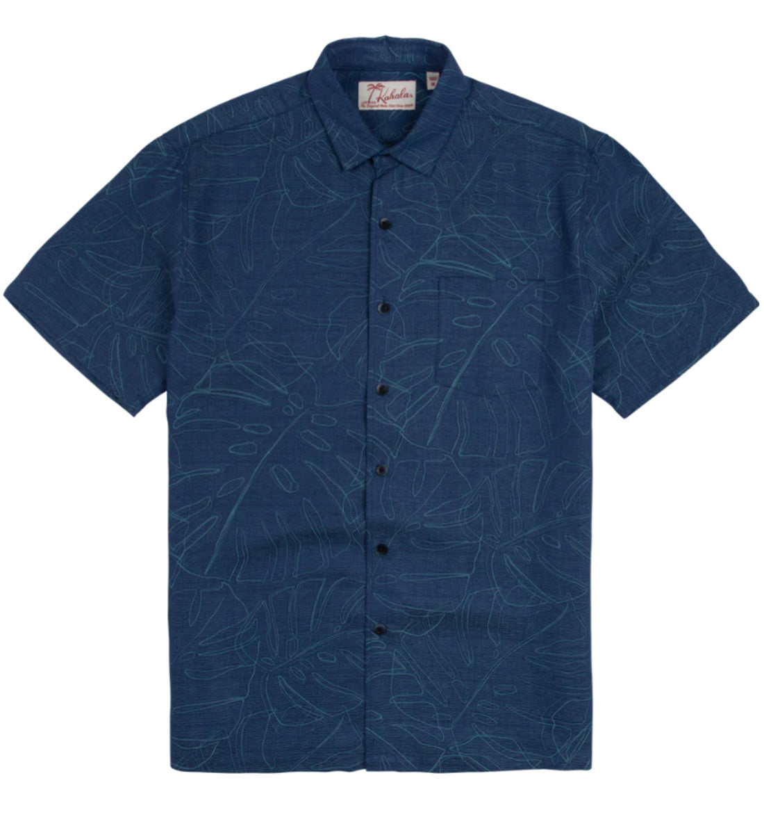 Kahala Electric Fern Mens Shirt | Navy | Size 2XL Kahala Electric Fern Mens Shirt | Navy | Size 2XL