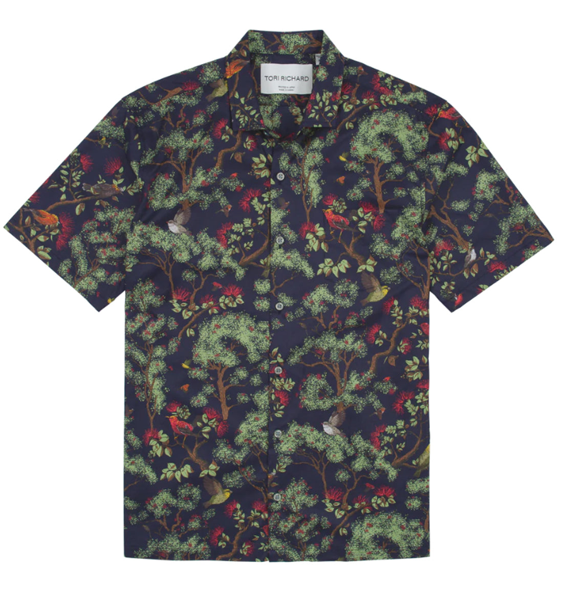 Jewels of the Rainforest Cotton Lawn Shirt by Tori Richard