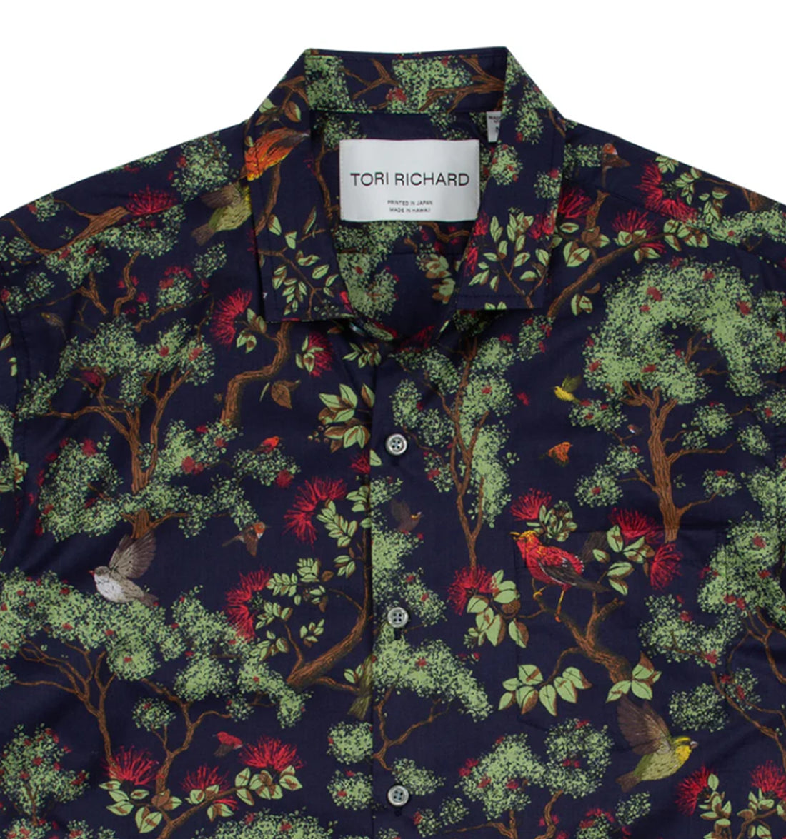 Jewels of the Rainforest Cotton Lawn Shirt by Tori Richard