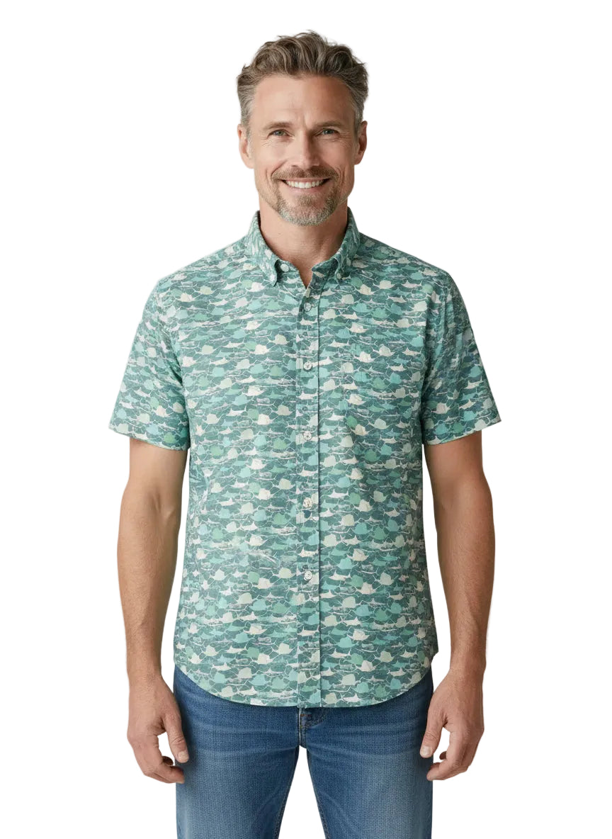 Billfish Performance Print Shirt by Bluefin