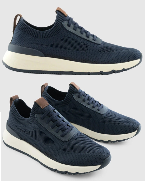 Prima Knit Mesh Sneaker by Johnnie-O - Navy