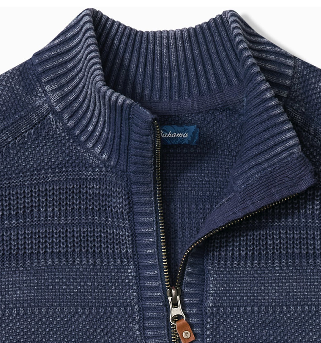 Saltwater Tides Textured Half-Zip Sweater by Tommy Bahama