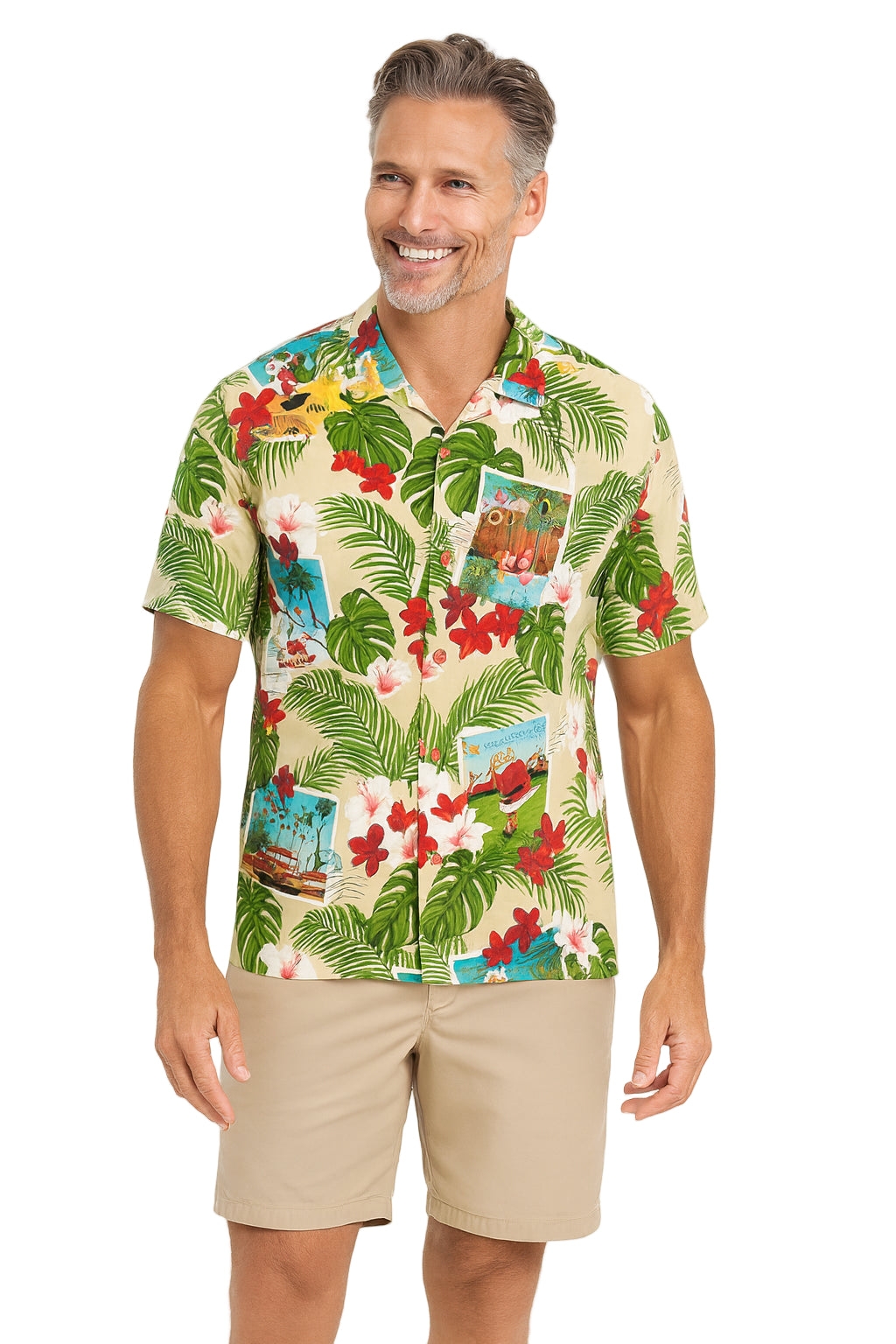 Santa's Day Off - Christmas Aloha Shirt by Tommy Bahama