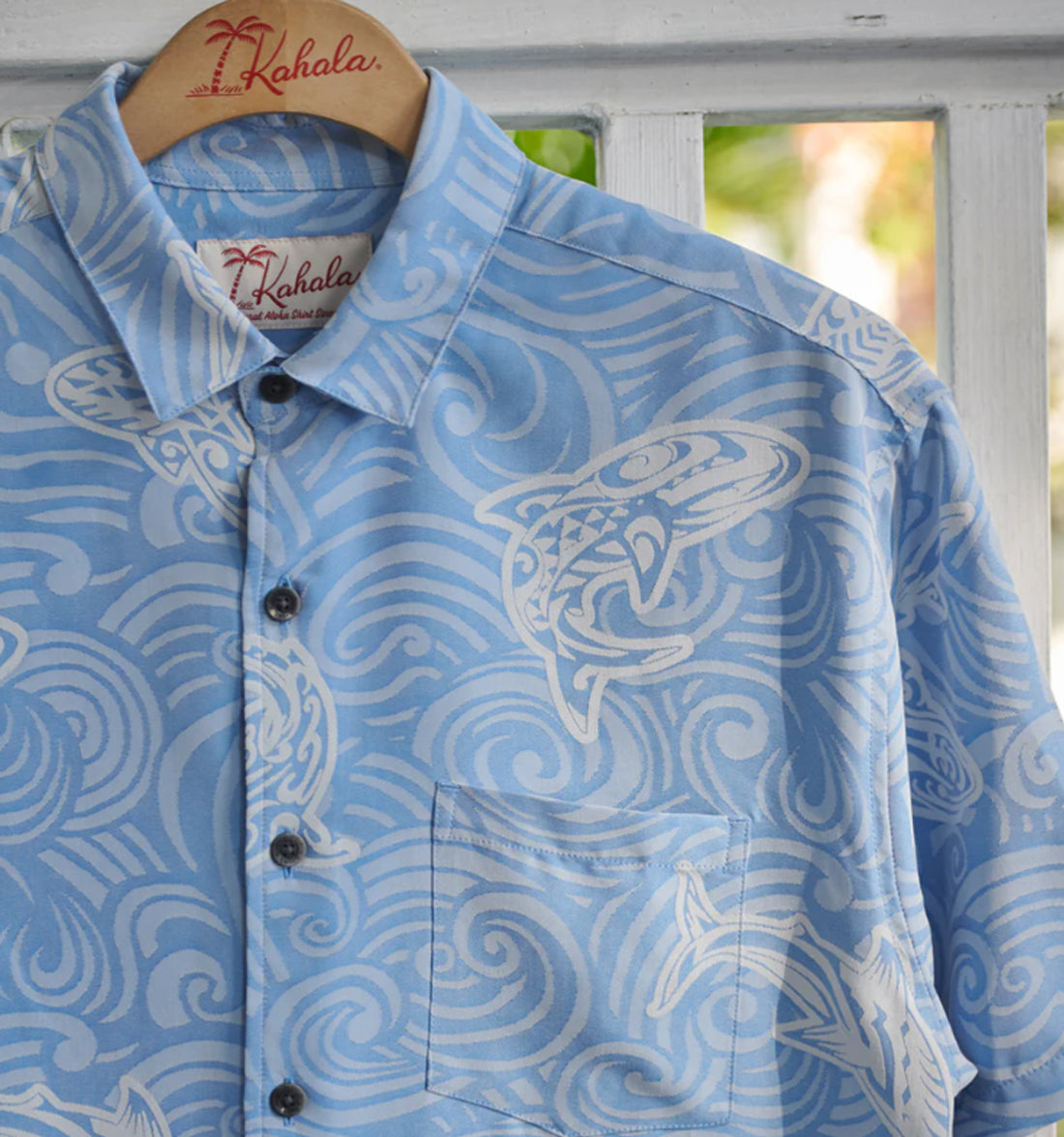 Shark Tribe Hawaiian Shirt by Kahala