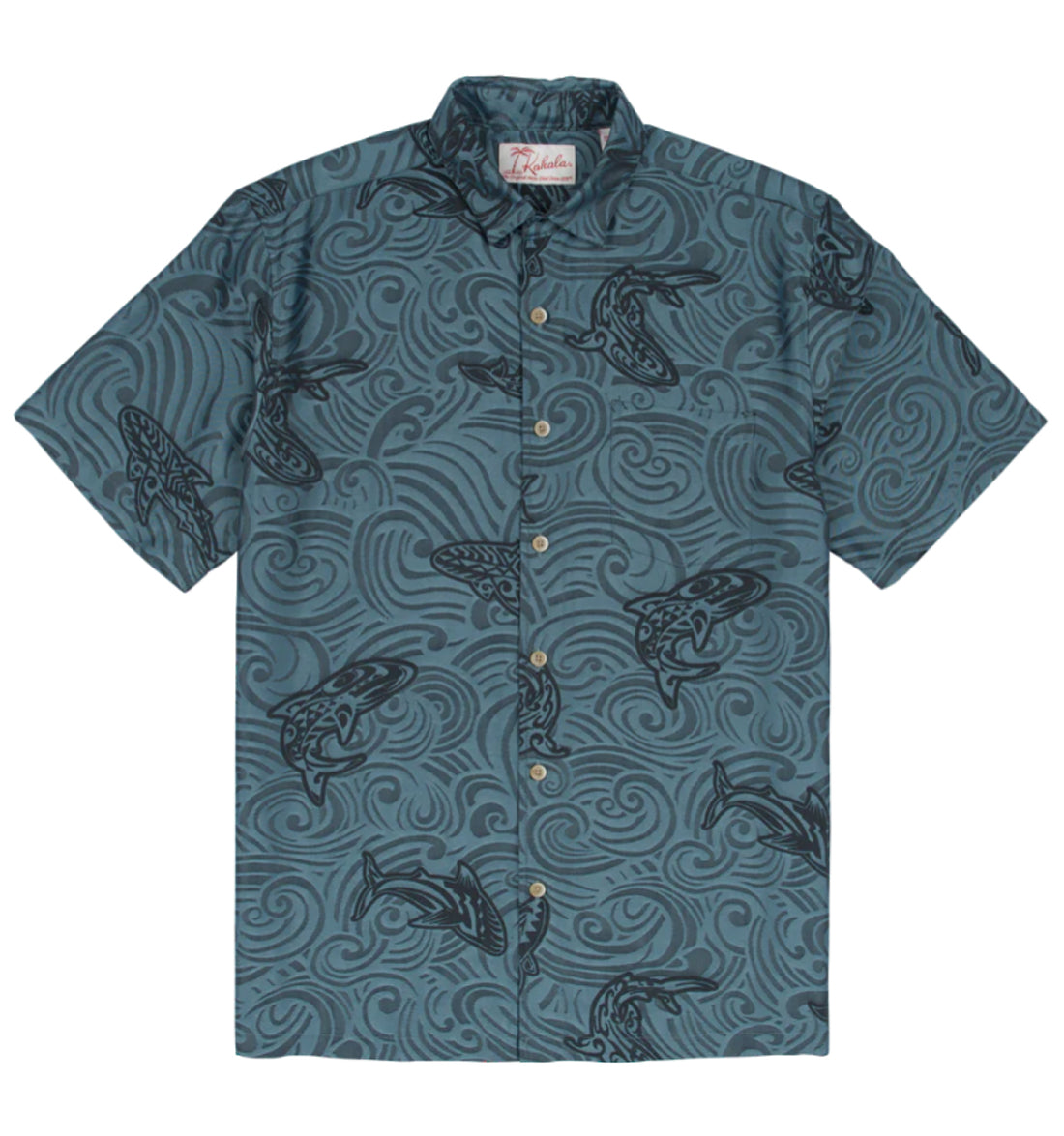 Shark Tribe Hawaiian Shirt by Kahala