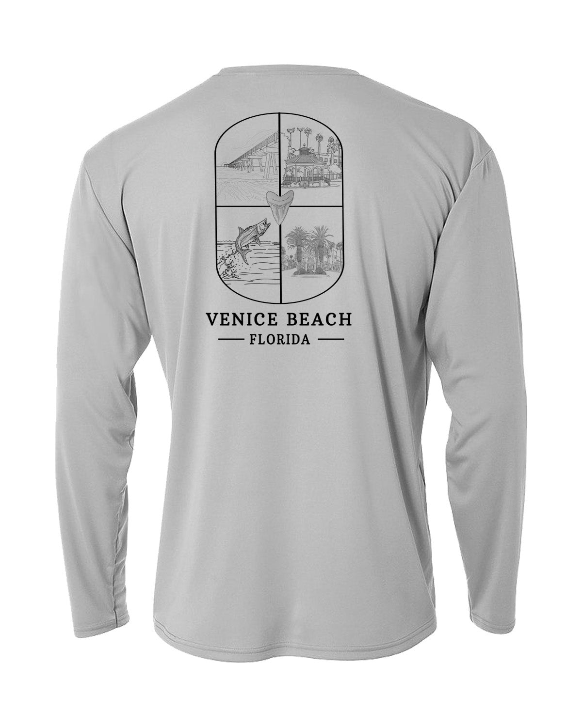 Venice Beach Scenic Long Sleeve Sun Protection Shirt