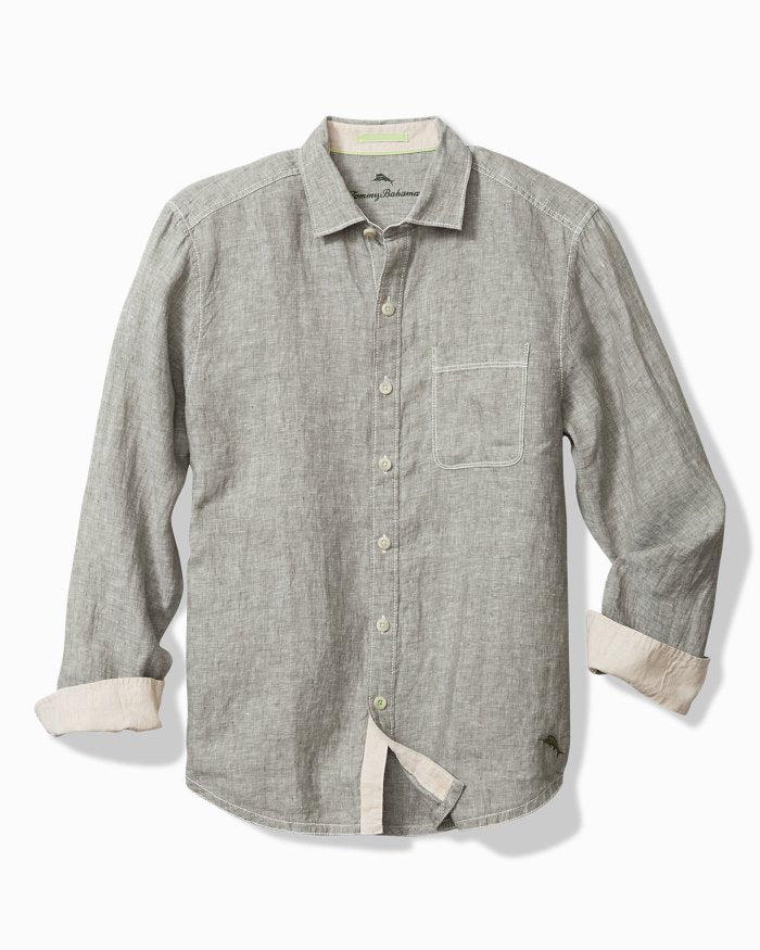 Paradise Breezer Linen Long Sleeve Shirt by Tommy Bahama