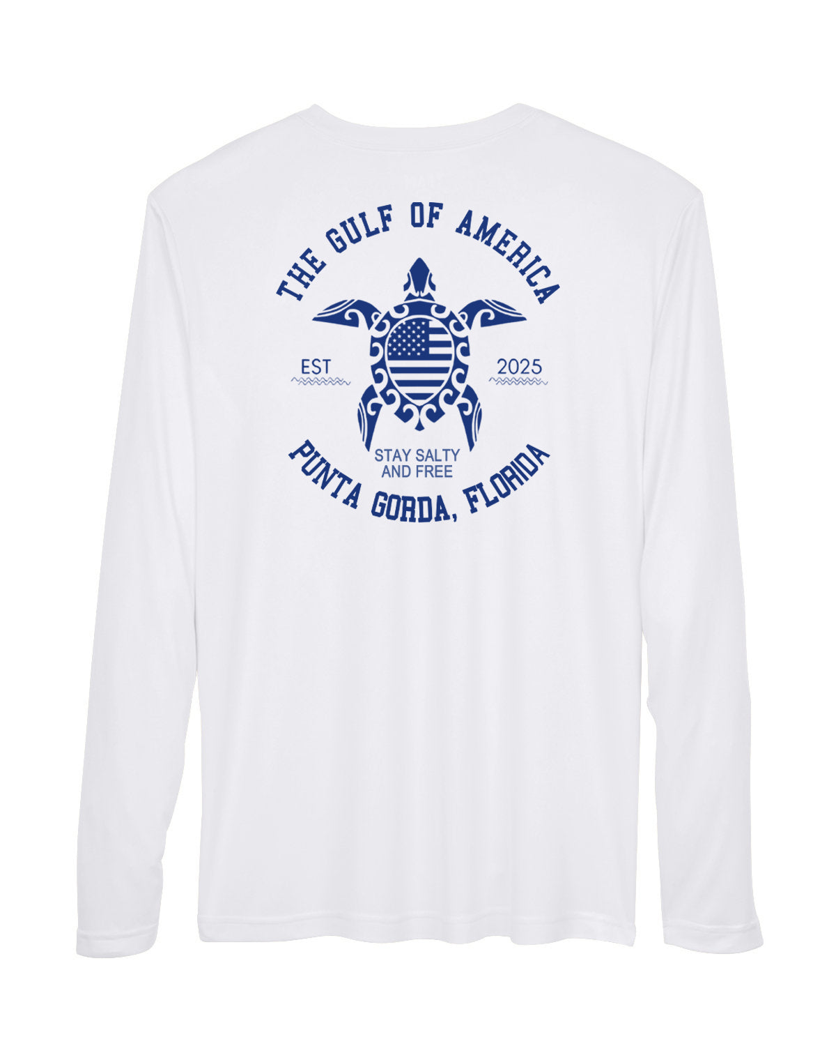 Punta Gorda Gulf of America Turtle Long Sleeve Sun Protection Shirt