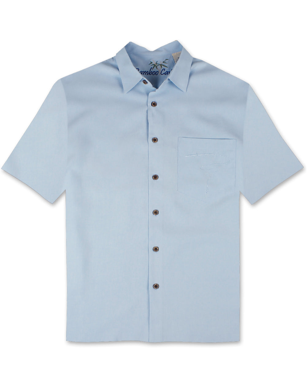 Fish N Chips Polynosic Camp Shirt by Bamboo Cay
