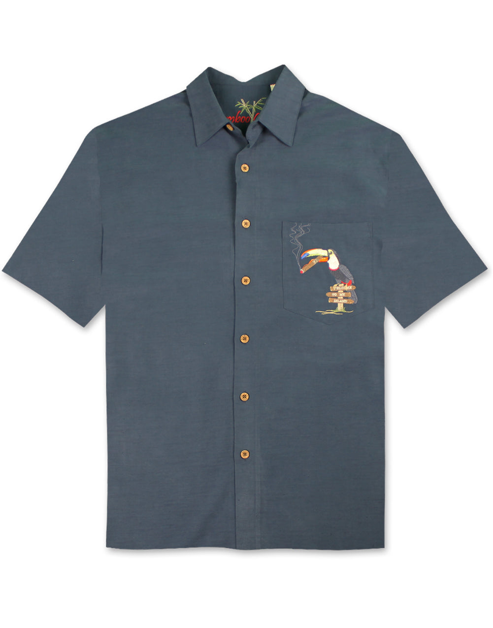 Toucan Lounge Polynosic Camp Shirt by Bamboo Cay