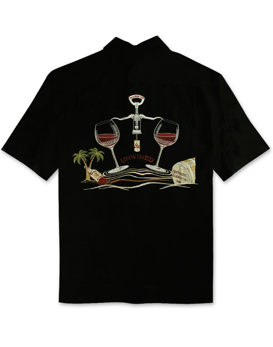 Unwined Embroidered Camp Shirt by Bamboo Cay