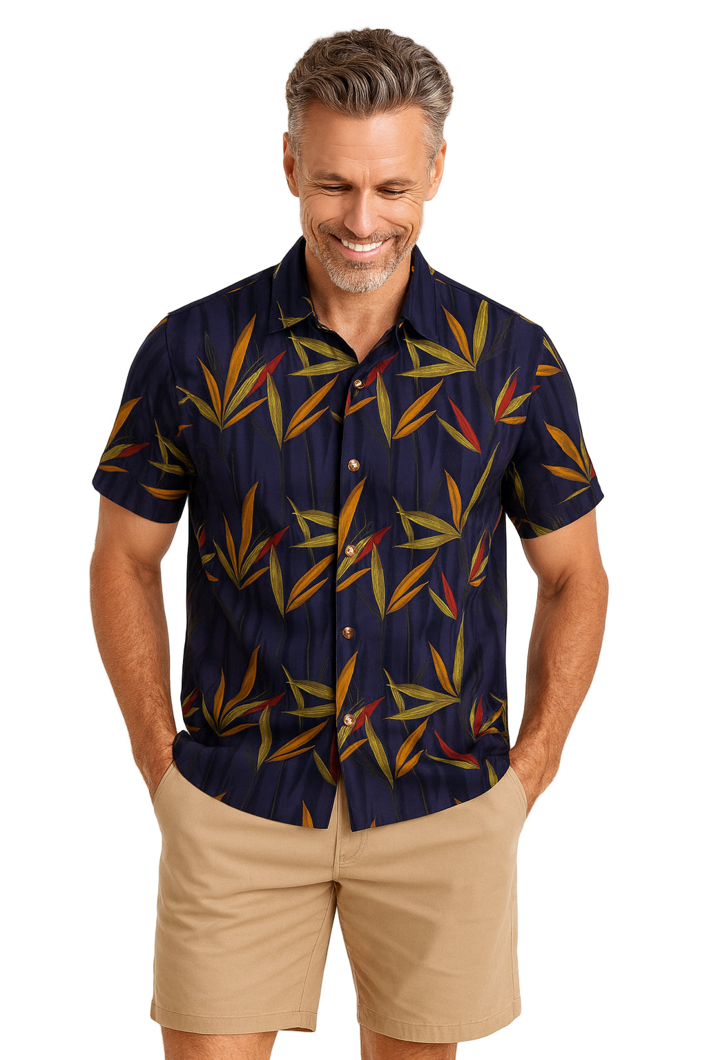 Larissa Bamboos Cotton Sateen Shirt by Bamboo Cay