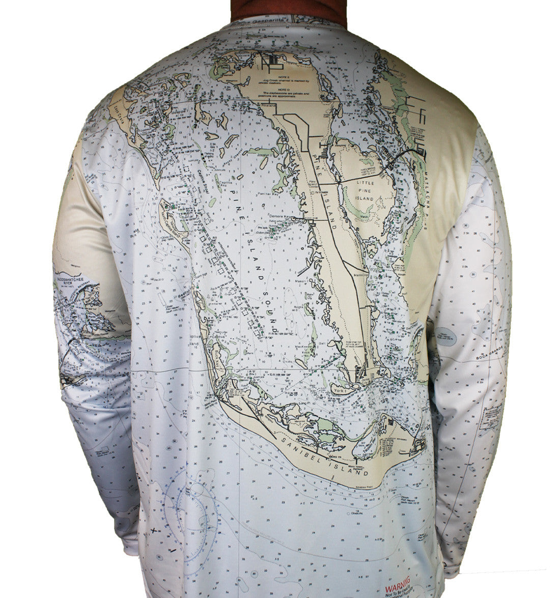 Charlotte Harbor Chart Map Performance Shirt