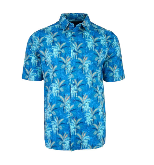 Windy Palms Print Shirt by Weekender