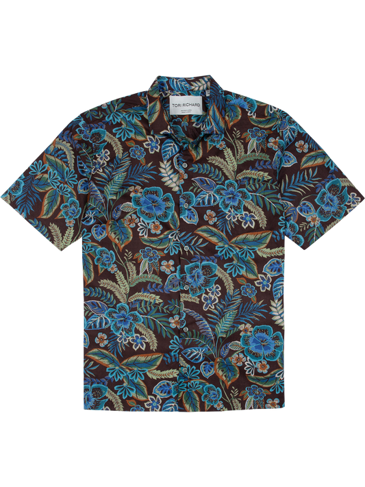 Flourish Cotton Lawn Shirt by Tori Richard