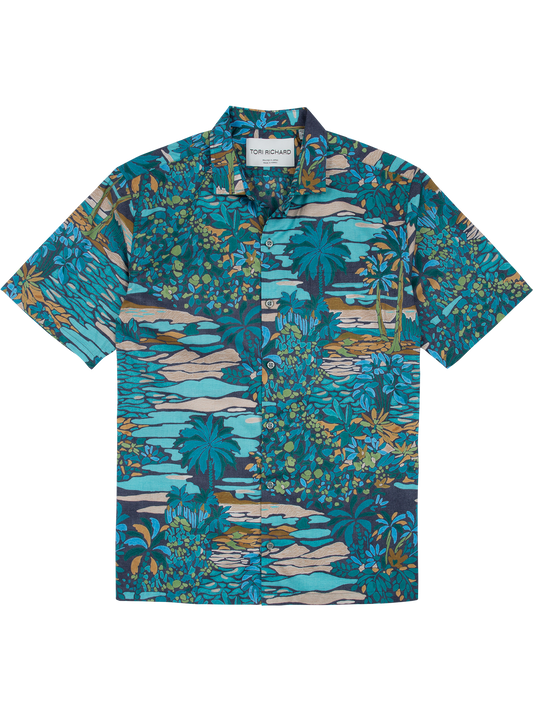 Opalescent Cotton Lawn Shirt by Tori Richard