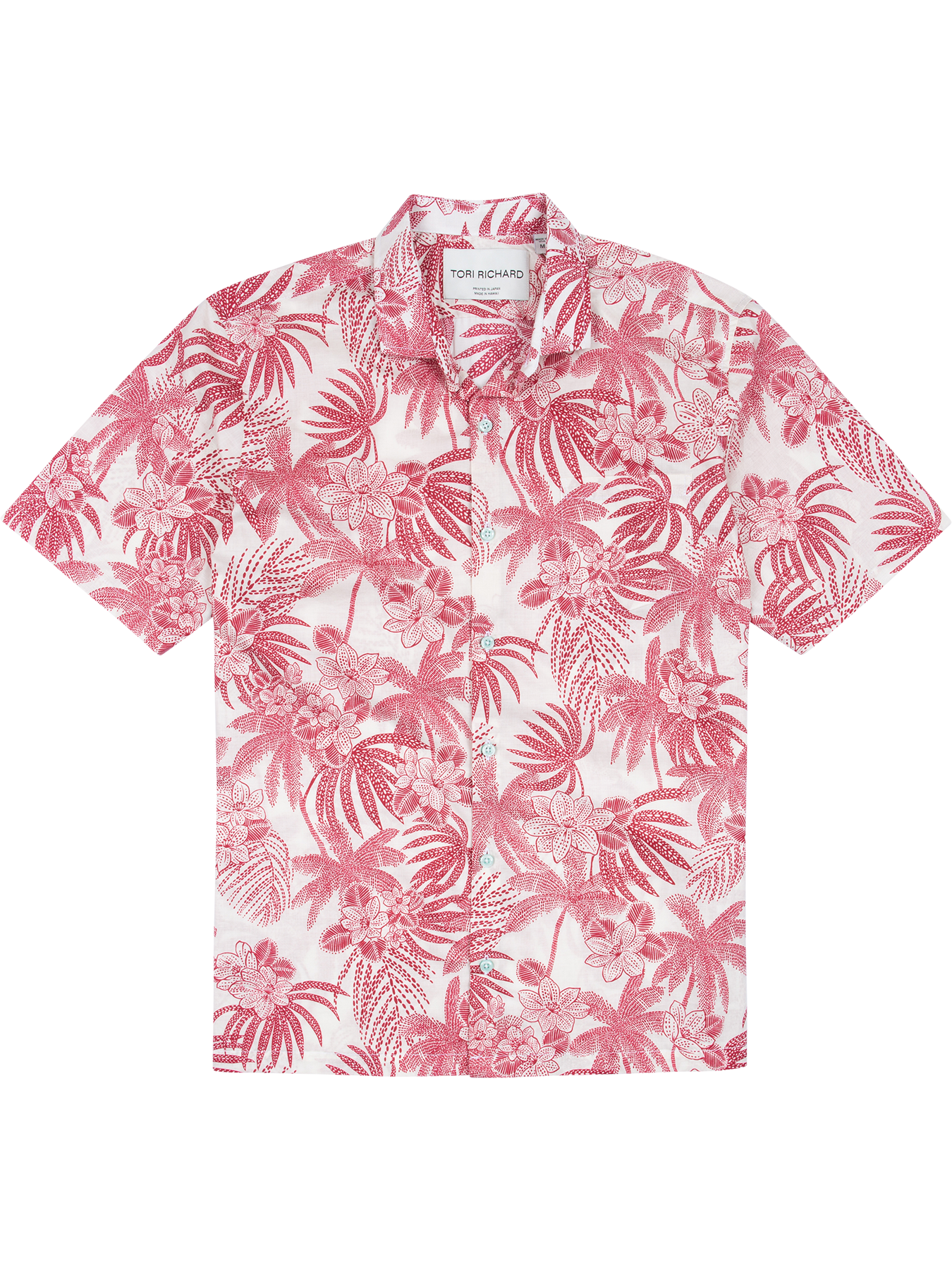 Tropic Code Cotton Lawn Shirt by Tori Richard