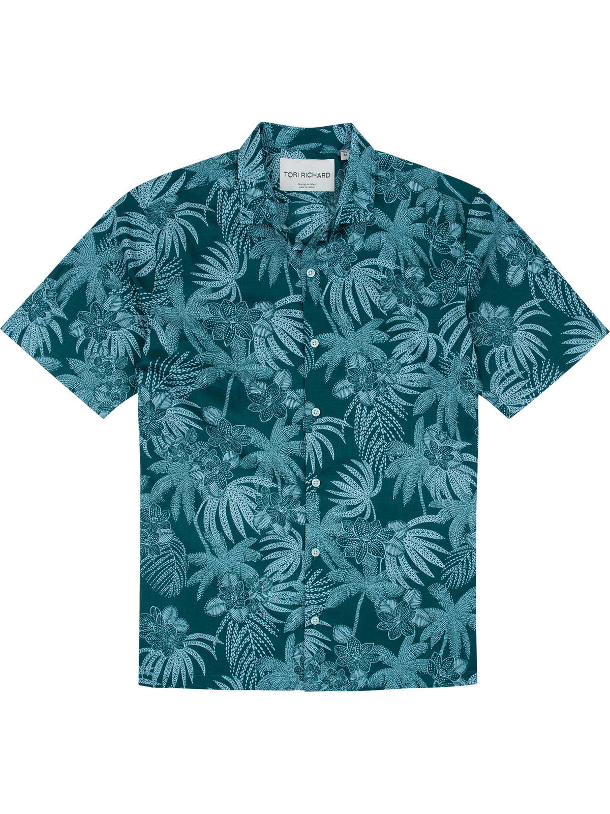 Tropic Code Cotton Lawn Shirt by Tori Richard
