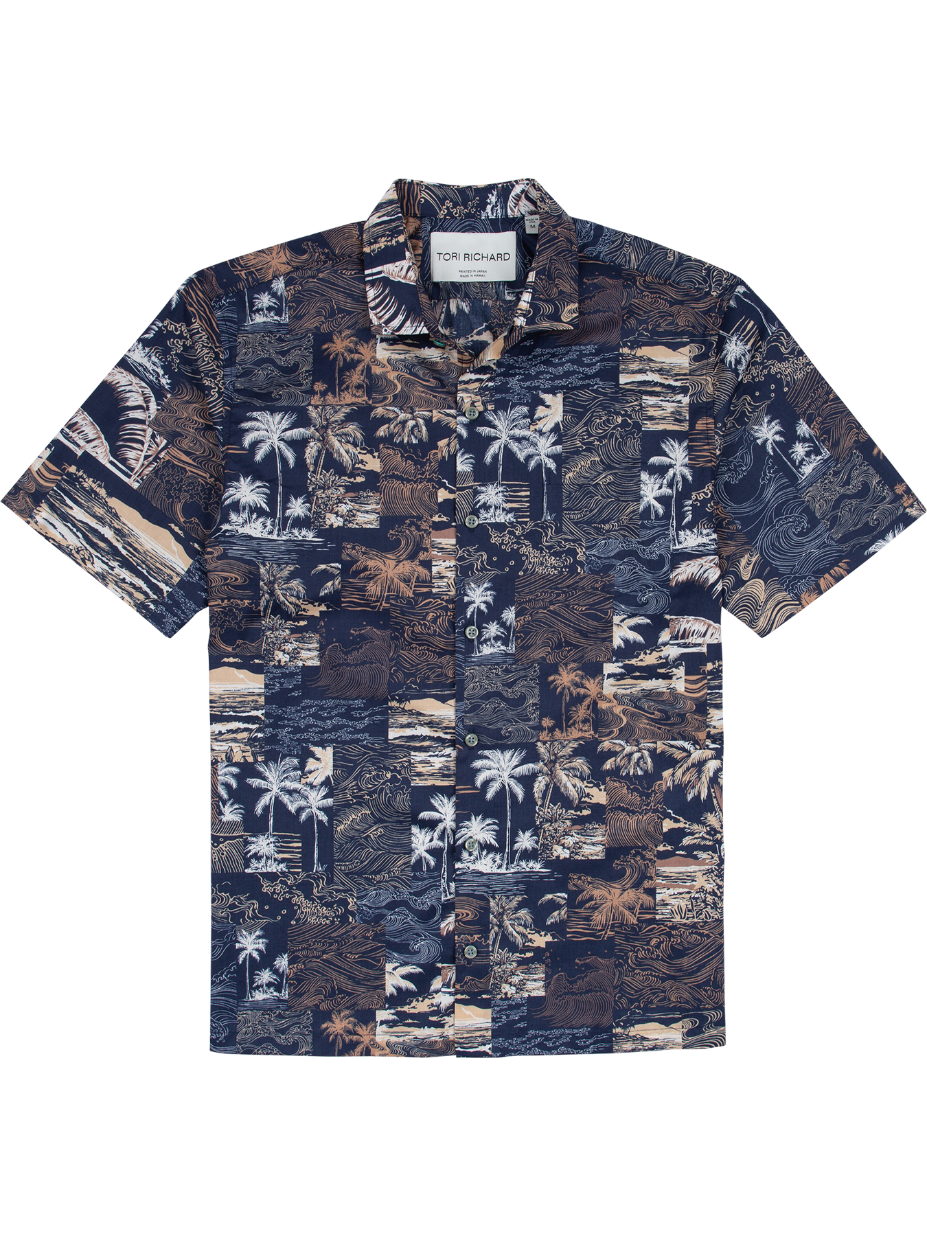 Tile Tides Cotton Lawn Shirt by Tori Richard