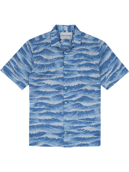 Sea Straight Cotton Lawn Shirt by Tori Richard