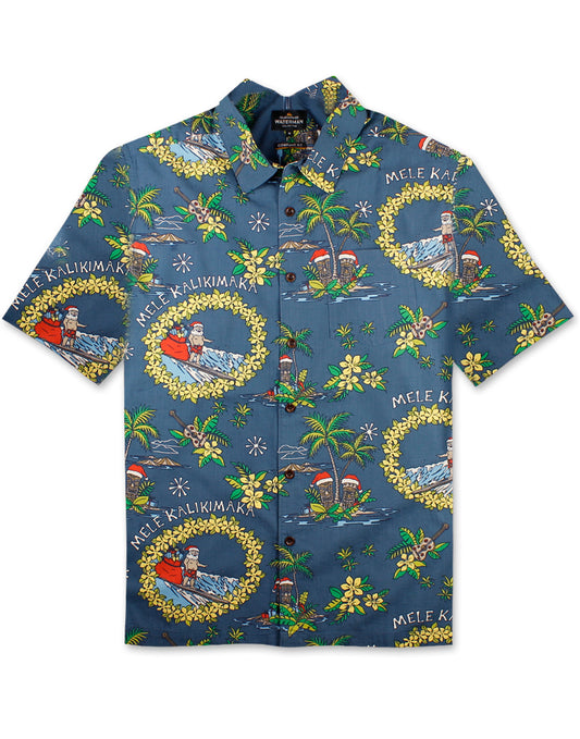 Mele Kalikimaka - Christmas Aloha Shirt by Waterman