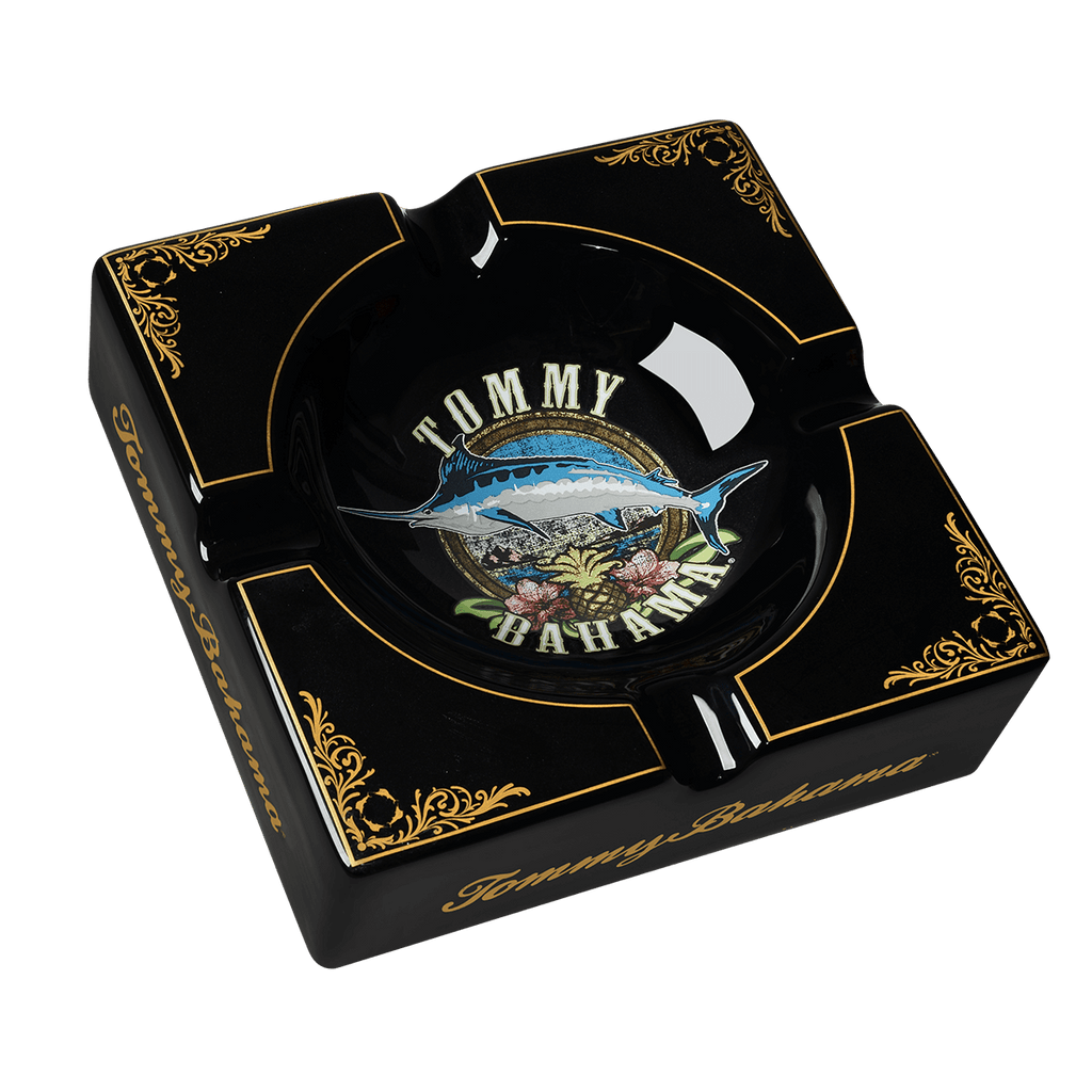 Tommy Bahama Square Ceramic Series Four Cigar Ashtray