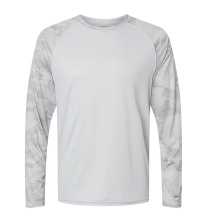 Cayman Camo Color Block Long Sleeve Performance Shirt by Paragon