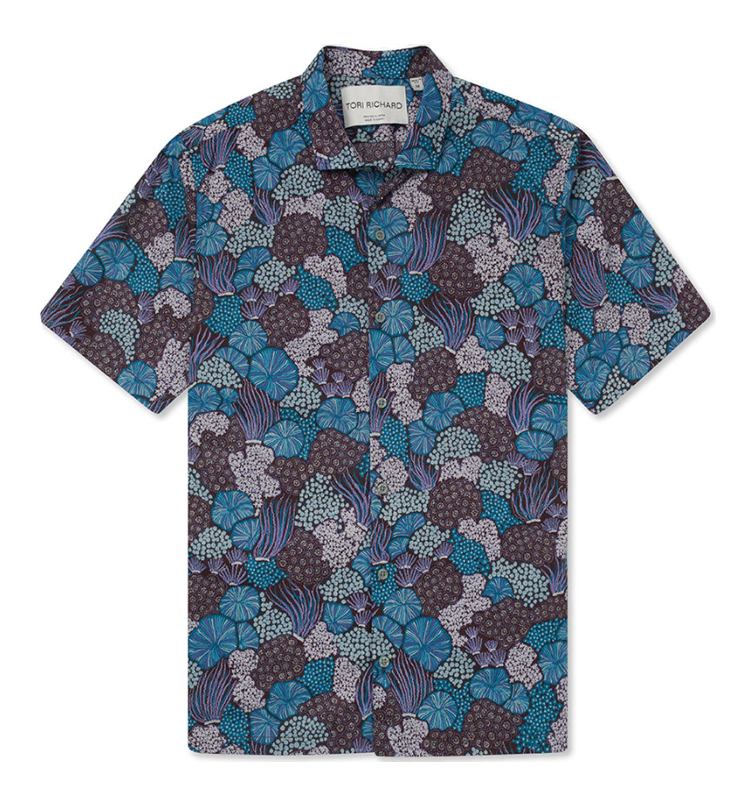 Anthozoa Cotton Lawn Shirt by Tori Richard