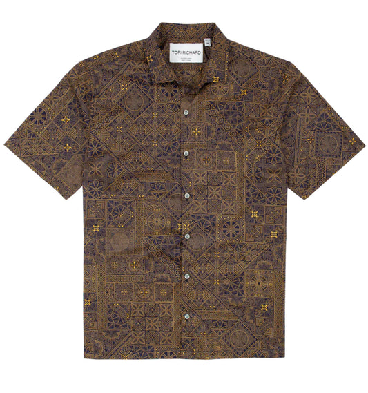 Aragonite Cotton Lawn Shirt by Tori Richard