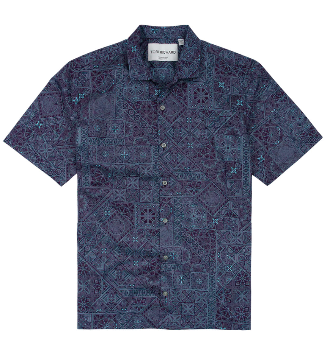 Aragonite Cotton Lawn Shirt by Tori Richard