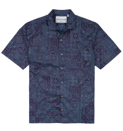 Aragonite Cotton Lawn Shirt by Tori Richard