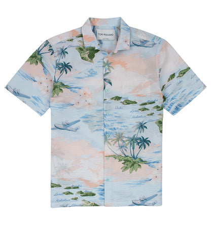 Archipelago Cotton Lawn Puckered Shirt by Tori Richard