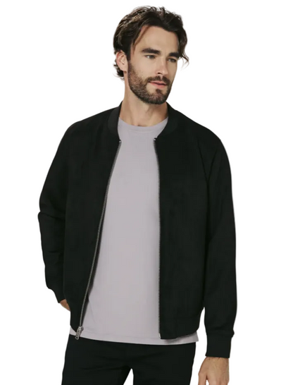 Evolution Suede Bomber Jacket by 7 Diamonds