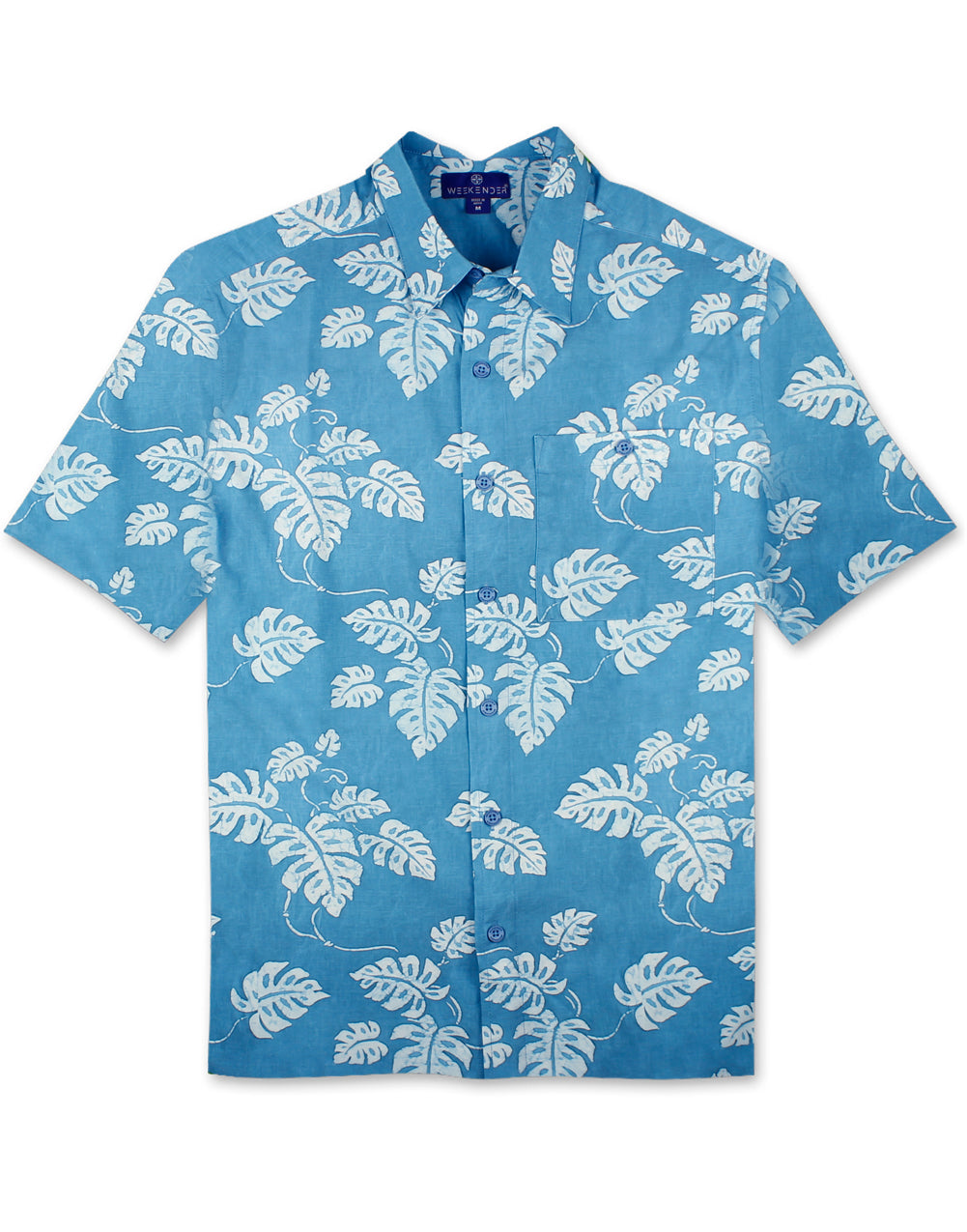 Batik Leaves Print Shirt by Weekender