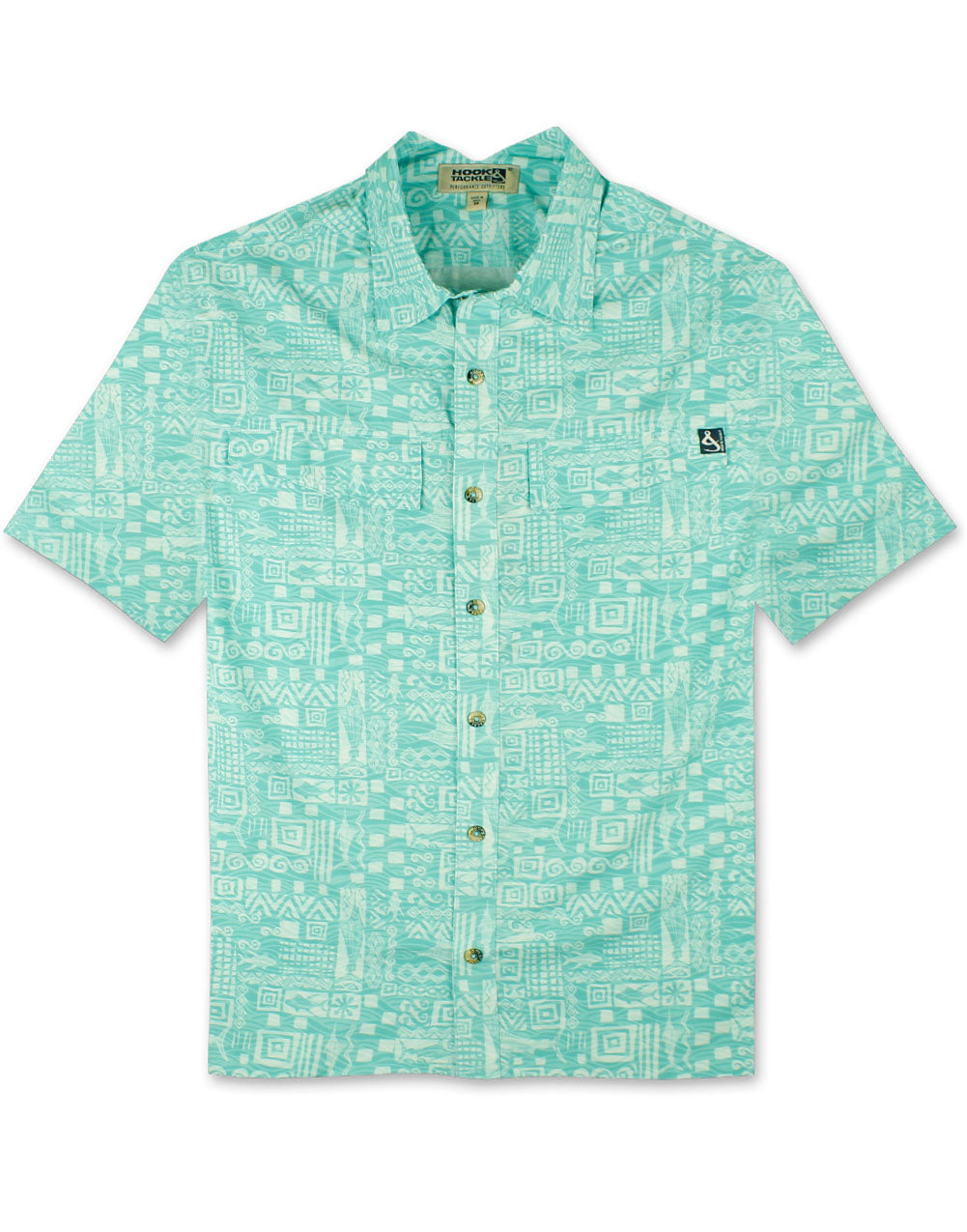 Batik Marlin Short Sleeve Shirt by Hook & Tackle