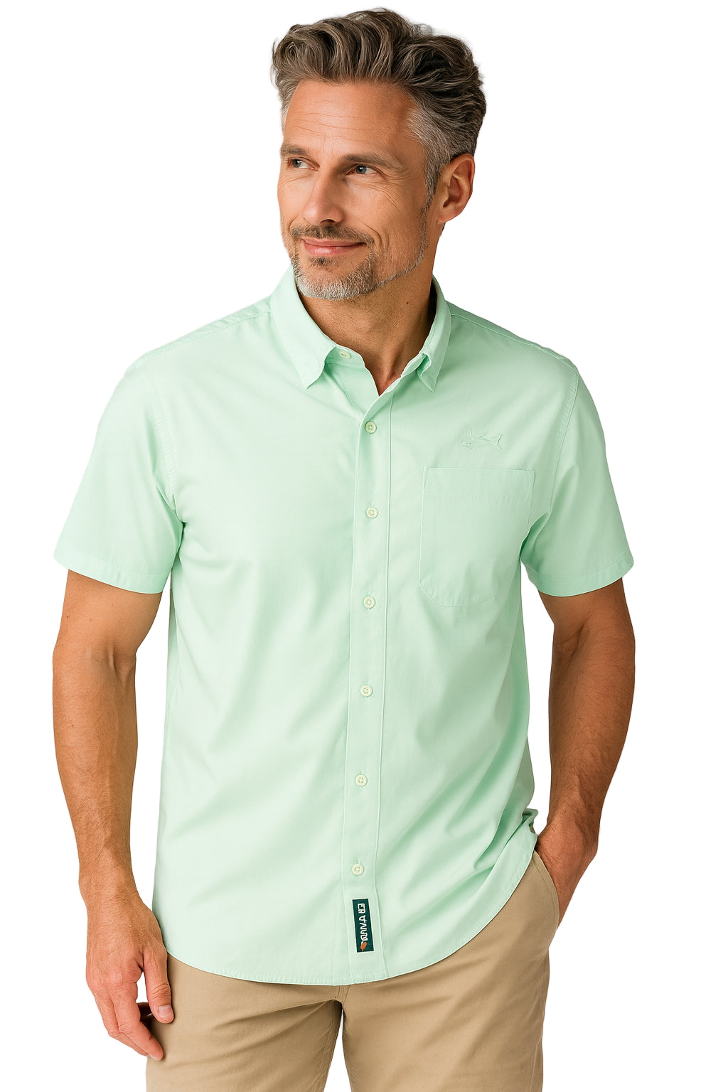 Solid Performance Zipper Shirt by Bluefin