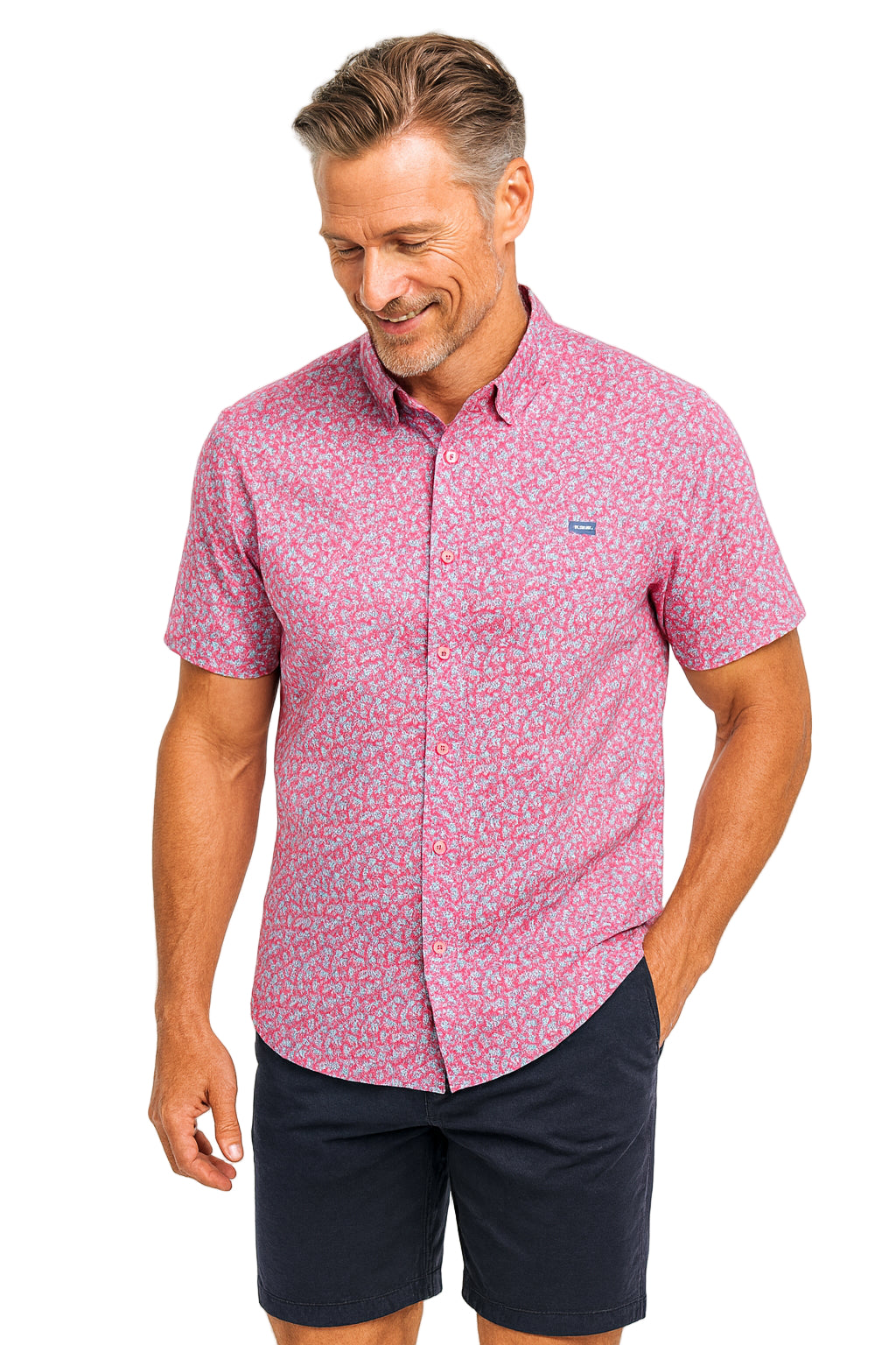 Boatbar Short Sleeve Shirt by Aftco - Fathom