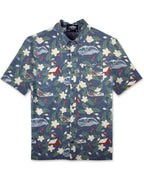 Boatbar Santa Christmas Aloha Shirt by Aftco