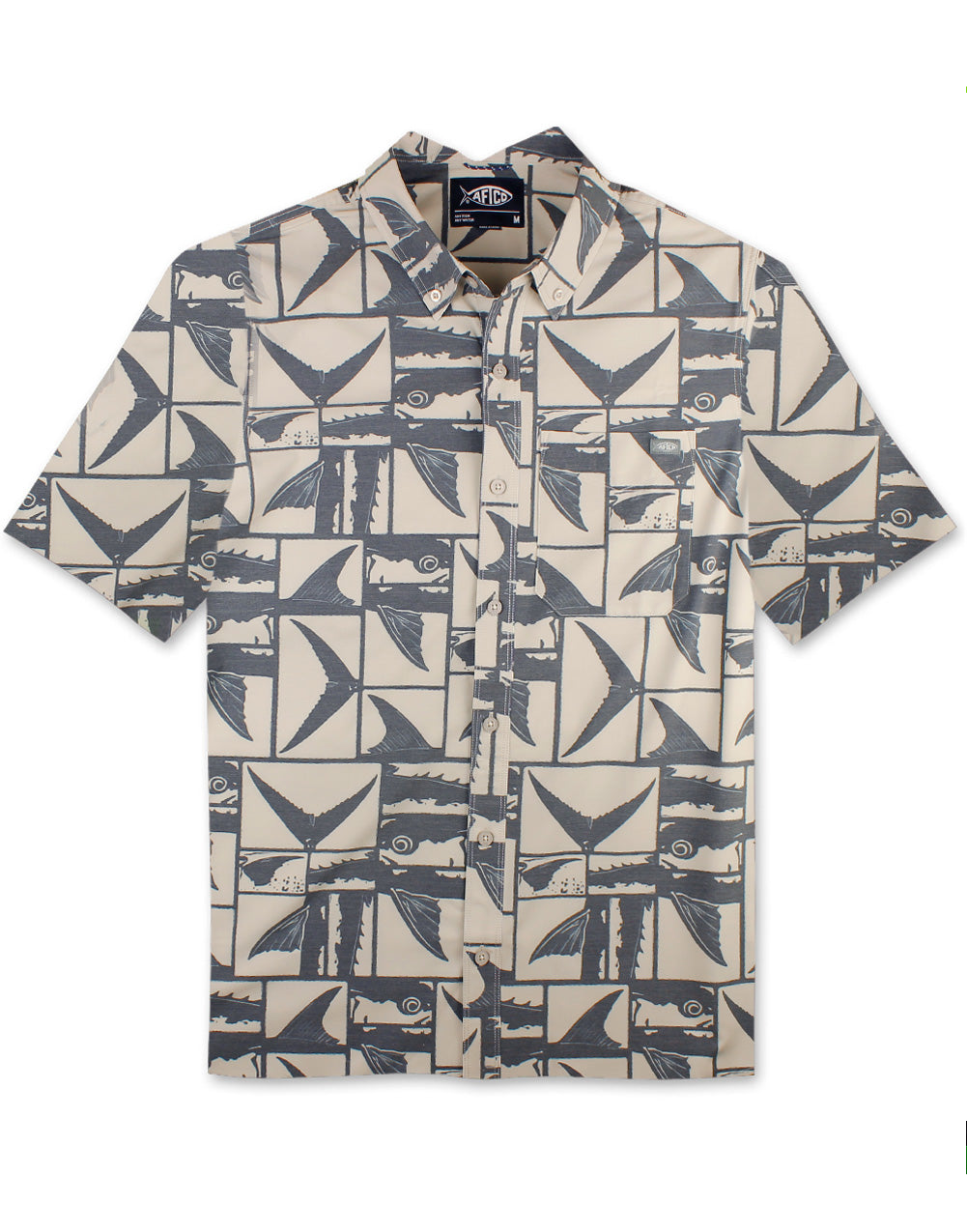 Boatbar Collage Short Sleeve Shirt by Aftco