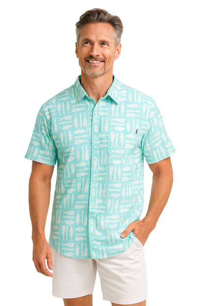 Boatbar Short Sleeve Shirt by Aftco