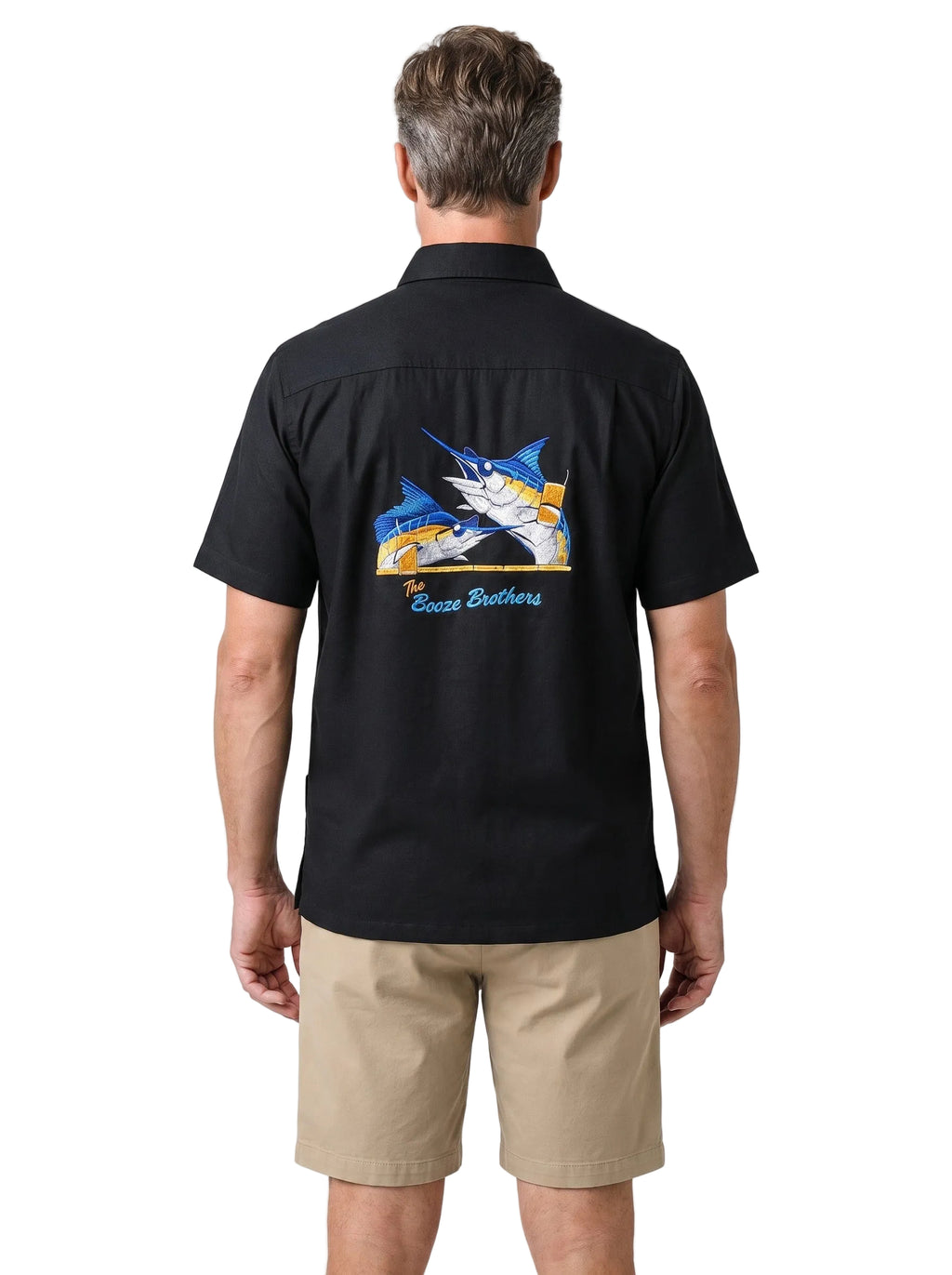 Booze Brothers Embroidered Shirt by Weekender